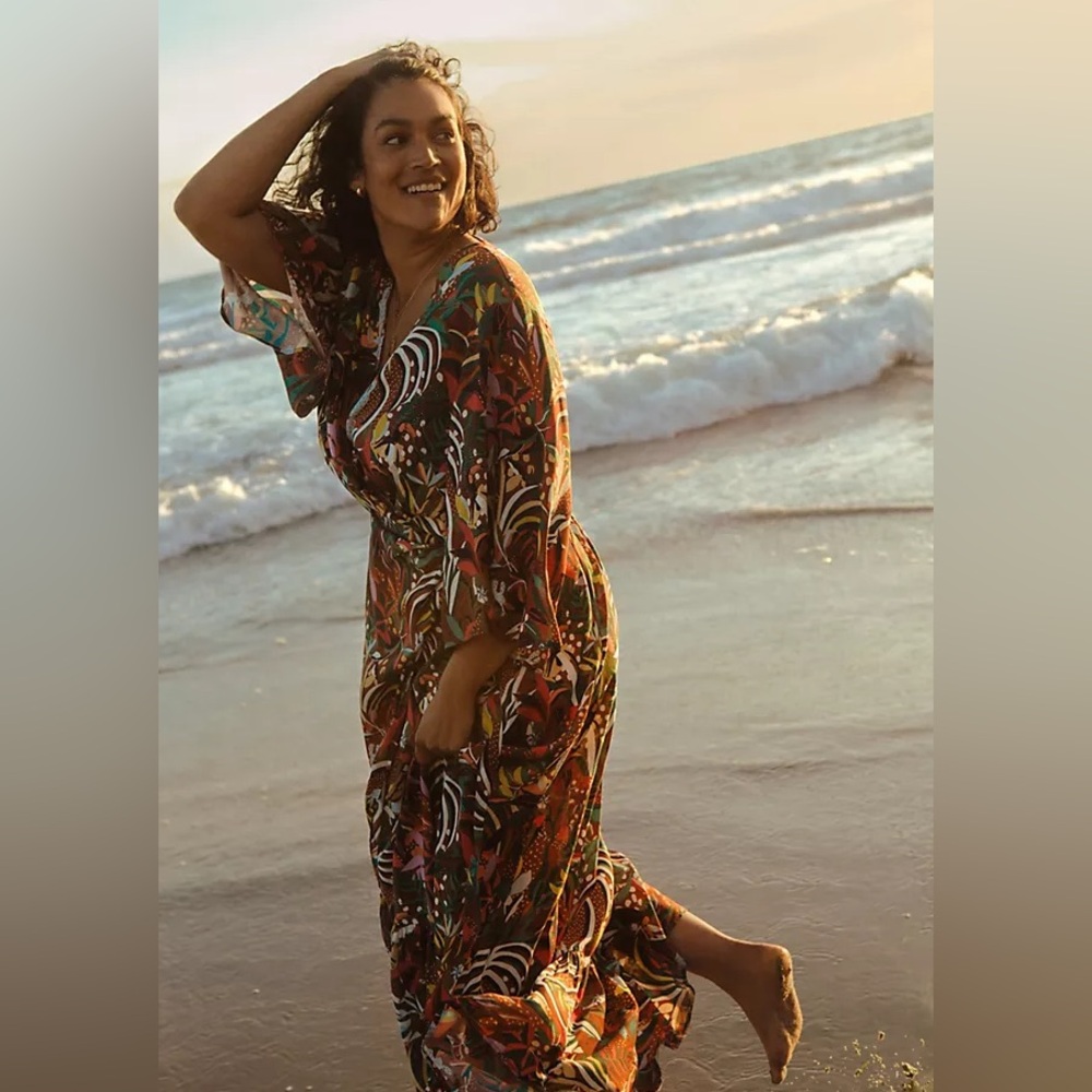 Farm Rio Tropical Print Dress